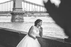 Esküvői fotózás Duna parton
